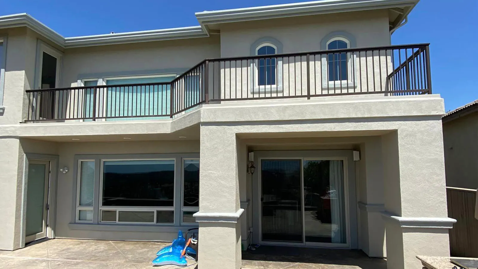 Exterior home painting project by Plata Painting co in Northern California